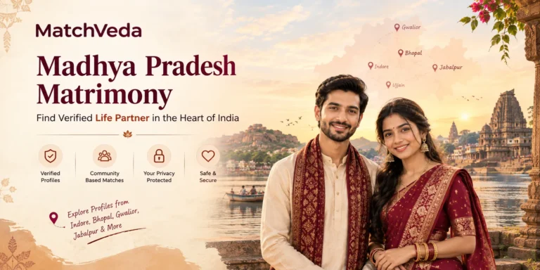 Madhya Pradesh matrimony for finding a verified life partner across MP with MatchVeda