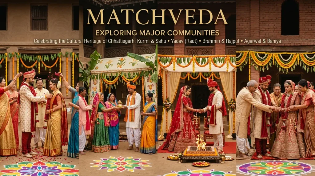 Find community-wise matches from Chhattisgarh on MatchVeda.
